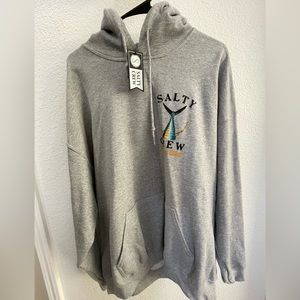 Heather grey Salty crew Mens XL sweatshirt